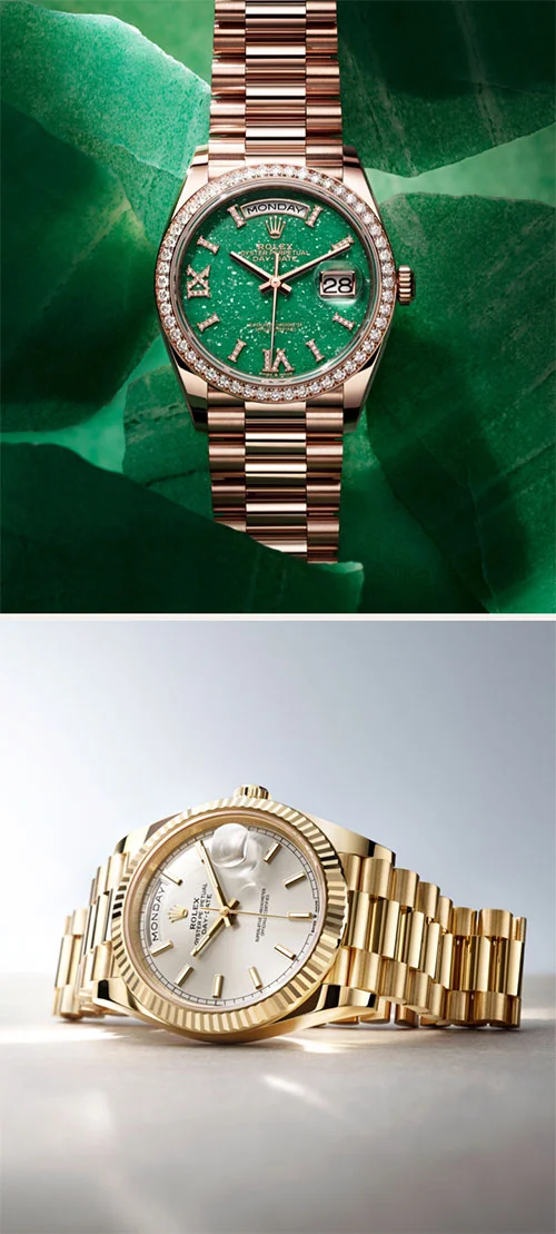 The Day-Date speaks its wearer's language